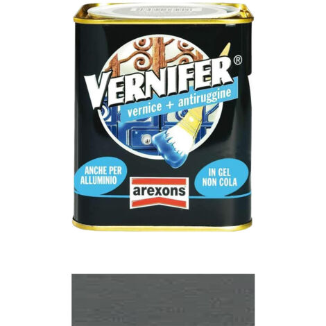 Vernice Antichizzante Vernifer Arexons Smalto effetto Antico - Colore: Grigio Peltro Antichizzato
