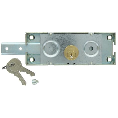 Serratura lato sinistro per serranda - Catenaccio 1 Mandata - Scatola 156x56 mm - 5301 (1/2)