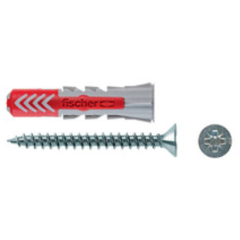 Fischer Tasselli In Nylon E Polimero Con Vite Duo Power 6 S 100 Pz