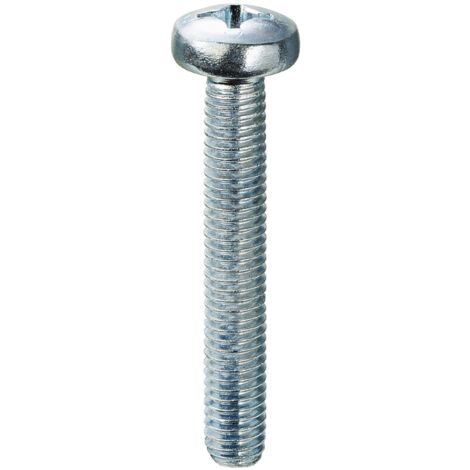 200PZ VITI A METALLO TESTA CILINDRICA 5X50 IN ACCIAIO ZINCATO (1/2)