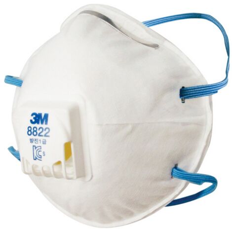 10PZ MASCHERINA PROT.FFP2 X INDUSTRIA CHIMICA 3M MOD.8822 (1/2)