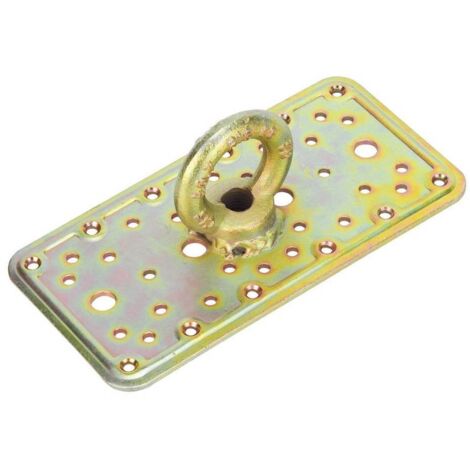 Piastra Con Occhiolo Acc. Trop. Art.862 100X200Mm - 4 Pz