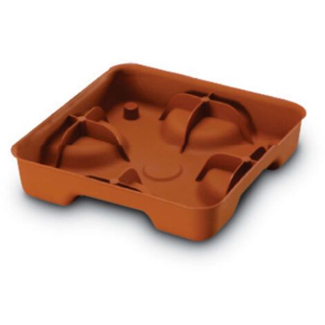 Scheurich 58946 Sottovaso In Plastica Resistente, Diametro 24 Cm, Altezza 3.5 Cm, Made In Germany, Per Vasi Da Interni Ed Esterni