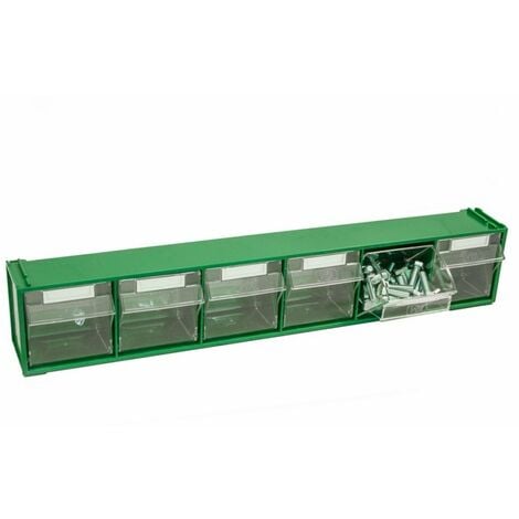 Vipa Cassettiera Componibile Fox 102 Verde 6 Cassetti mm. 600X94X112 H