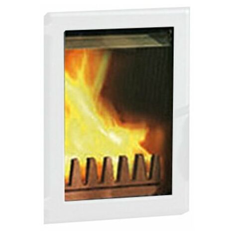 Vetro Ceramico Di Ricambio Per Stufe LA NORDICA - 31.3x22 Cm Spessore 4mm | Per Modelli ROSETTA/ROSA