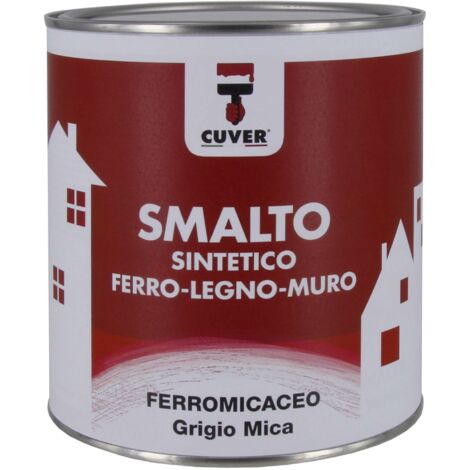 SMALTO CUVER MICACEO GRIGIO MICA LT.0,750 - 6 pezzi