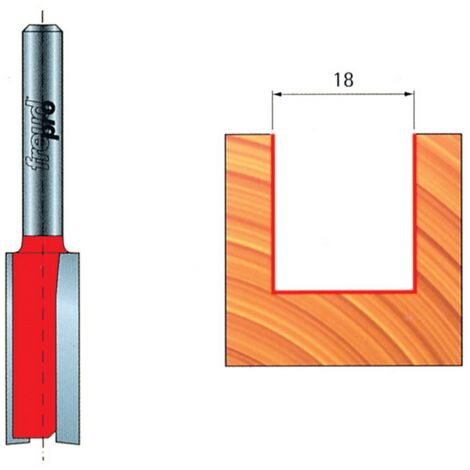 Fresa Cilindrica a Taglienti Diritti per trapano - Ø18xh20 mm - 04-15106