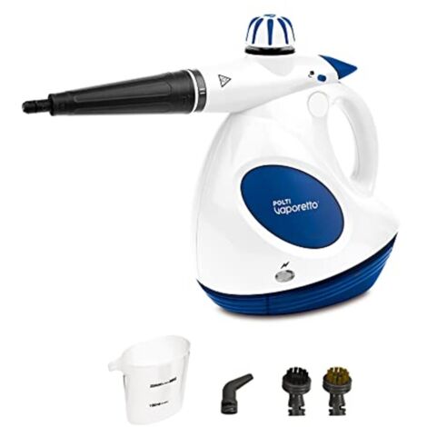 Polti vaporetto first pulitore a vapore portatile 0,2 l 1000 w blu, bianco - PGEU0011