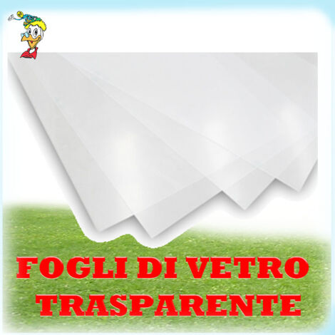VETRO SINTETICO TRASPARENTE SPESSORE MM. 2 CM. 50X125
