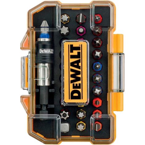 Dewalt Set Avvitatura 30 Inserti Professionali  Dt7969 Portainserti E Raccordo