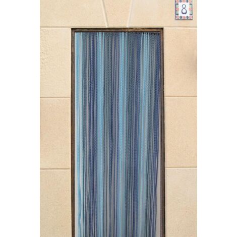 Tenda a cordoncino - Azzurro - cm 125x240h