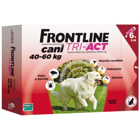 FRONTLINE TRI-ACT 40-60 KG 6 PIPETTE OFF. SPECIALE