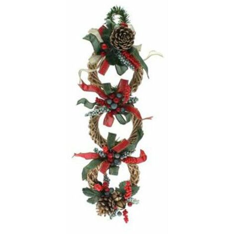 Set 3 Pacchi Regalo Luminosi A LED, Oro Con Fiocco Rosso, Con Timer E Batterie Incluse, Dimensioni 14-18 Cm