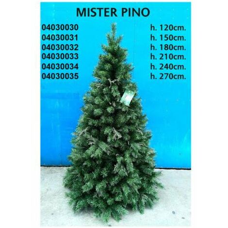 Albero di Natale in PVC verde H 210 cm RICCARDO