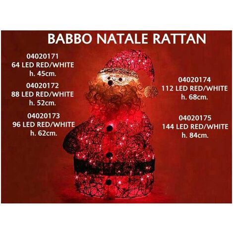 Cassetta della Posta di Babbo Natale 80cm Rossa Decorazione