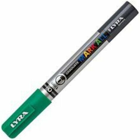 LYRA MARK ALL PUNTA FINE 1mm. VERDE PRATO x6