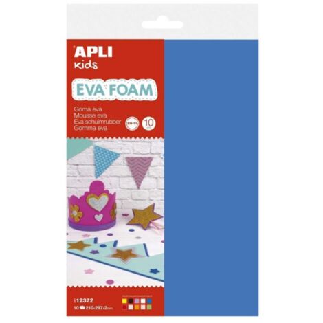 50 Fogli In Schiuma EVA Colorati, Formato A5, 2 Mm Di Spessore, Per Bricolage E Scrapbooking