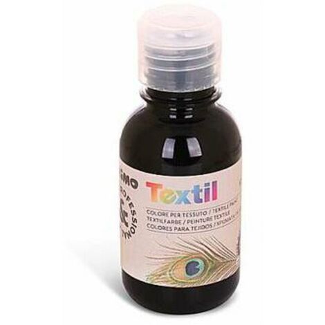 TEXTIL COLORE PER TESSUTO LIQUIDO NERO 125 ML.