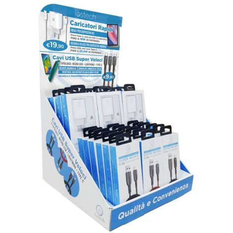 LOSTECH ESPOSITORE FAST CHARGE VUOTO