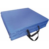 MAT-178 - Materassino pieghevole professionale con zip sfoderabile - 178x61x5 cm