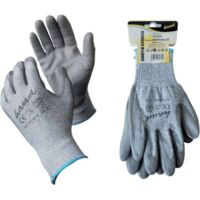 GUANTO POLIURETANO GRIGIO ANTITAGLIO WORKIT - MAGLIA PESANTE SINTETICO GRIGIO 10 - 12 paia
