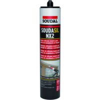 Soudal SILICONE NEUTRO PER EDILIZIA ''SOUDASIL NX2'' ml. 300 - Testa di Moro Ral 8017
