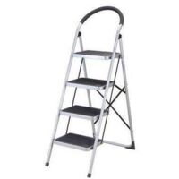 SGABELLO JAFAR DOMUS - ACCIAIO VERNICIATO GRADINI 4 H.MM 972 - 1 pezzo