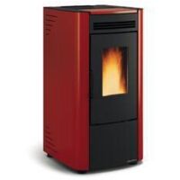 STUFA PELLET VENTIL 6,5KW KETTY 5.0 BORDEAUX - 1 pezzo