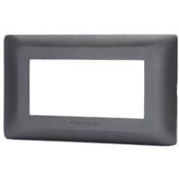 PLACCA COPRIFRUTTI ABM - NERO POSTI 4 MM 140X85 - 8 pezzi