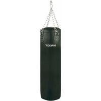 Sacco Evo 30 kg in ecopelle nero - 100x33 cm - 4 catene e gancio girevole