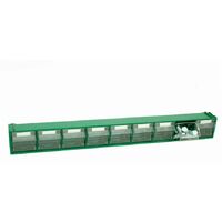 Vipa Cassettiera Componibile Fox 101 Verde 9 Cassetti mm. 600X68X76 H