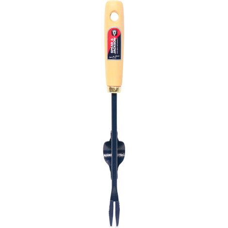 Tire-racines acier 34,5 cm 50046 – Pour extirper racines pivotantes – Design ergonomique pour désherbage efficace – Spear & Jackson