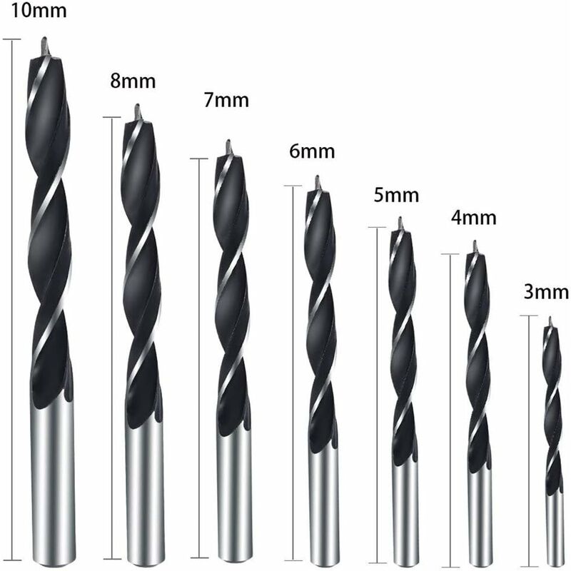 Comprar 4 Uds HSS avellanador taladro de madera juego de taladro avellanador  de acero juego de escariadores para carpintería chaflán 5 flauta 3mm-6mm