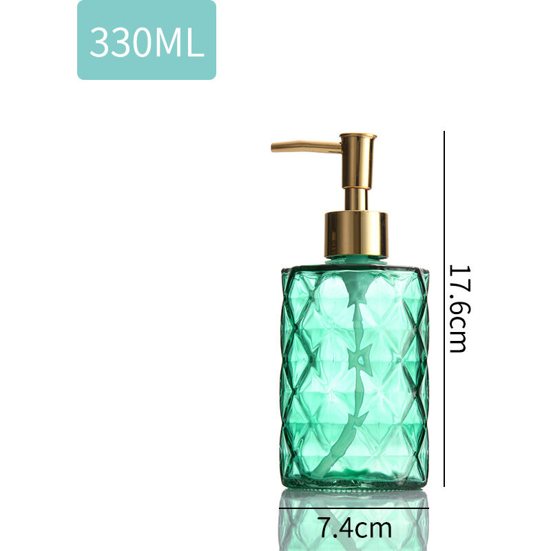 Botella de aceite de cocina tipo prensa: botella de aceite de vidrio de  diamante de 7 onzas, botella dispensadora de aceite de cocina para cocina