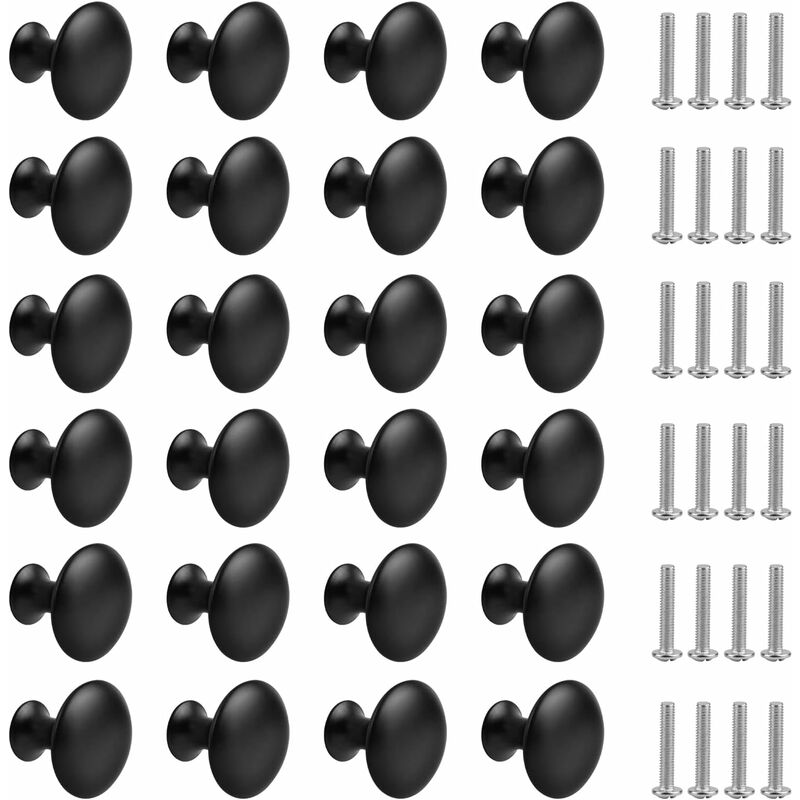 Paquete De 30 Pomos Para Gabinetes De Cocina Tiradores Redondos Para  Cajones