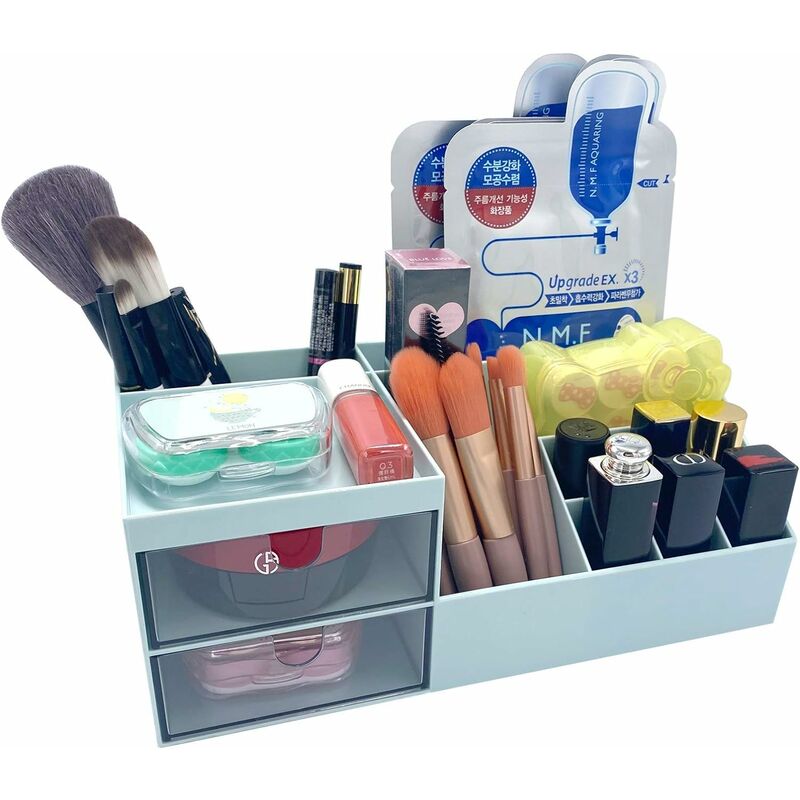 Mando a distancia de escritorio organizador caja maquillaje cosméticos caja  de almacenamiento
