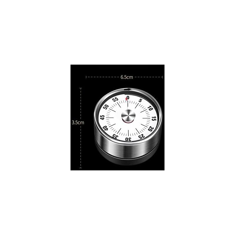 MINKUROW Temporizador Visual De 60 Minutos Reloj Mecánico De Cuenta  Regresiva Para El Aula Temporizador Silencioso