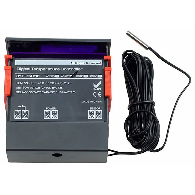 AC220V Termostato de calefacción por suelo panel de controlador de  temperatura del agua con pantalla LCD, fontanería, panel de interruptor  inteligente