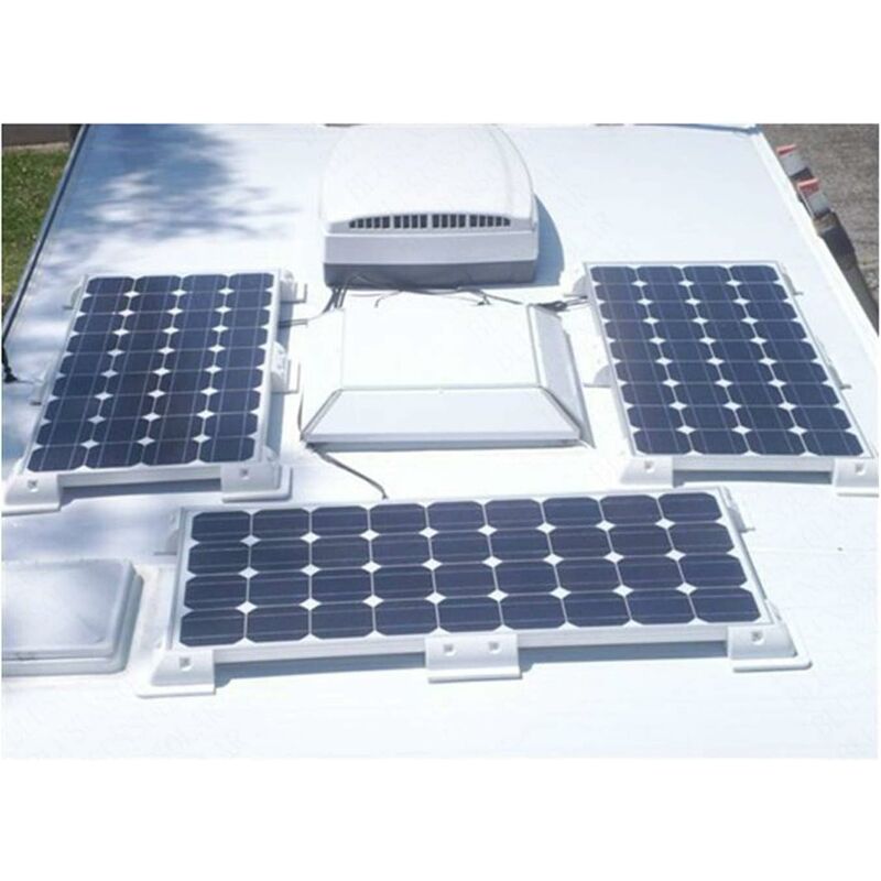  1stStepSolar Kit solar de bricolaje (4 paneles), incluye  montaje, microinversor, monitor y cableado. Sistema de techo solar de  bricolaje para casa, garaje o cobertizo. Plug and Play [1er paso solar] 