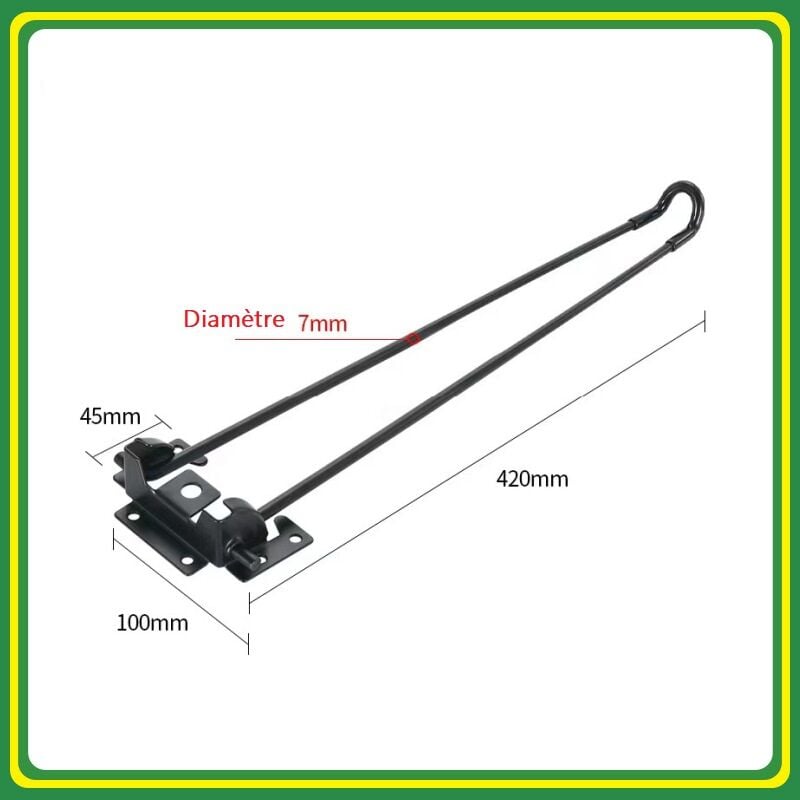 MINKUROW, 4 piezas, patas plegables para mesa pequeña, horquilla, patas de  mesa de 420mm a patas