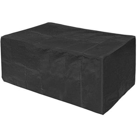 MINKUROW Funda impermeable para sofá de esquina de jardín Funda para muebles de exterior Funda de esquina en forma de L Muebles de patio 210d Anti-UV/Resistente al viento con bolsa de almacenamiento, (1/5)