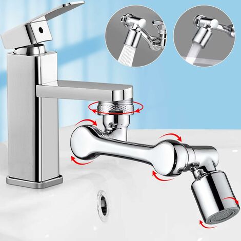 MINKUROW Grifo monomando para fregadero, Grifo de cocina monomando, Cromo, Plata (1/5)