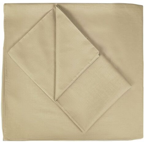 Funda Almohada Sham Beige 150 Hilos 70x50cm