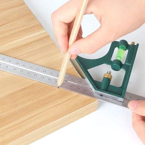 L-Förmiges Winkel Lineal Edelstahl - Rechtwinkliges Rahmenlineal 15cm