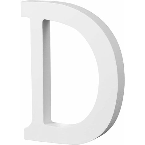 MINKUROW Letras de madera independientes de 10 cm, letras del alfabeto de madera natural ligeras, letras de madera para manualidades, decoraciones de madera acabadas, decoración de la pared del hogar, (1/5)