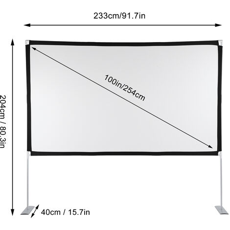 Tela para proyector 4k HD plegable, cortina para pantalla de cine en casa,  cortina de proyección