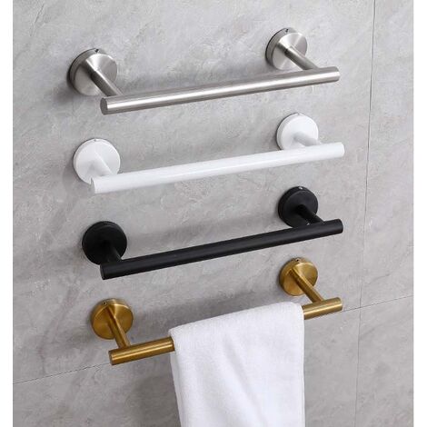 Accesorios Baño Adhesivos Dorados Toallero Soporte Papel