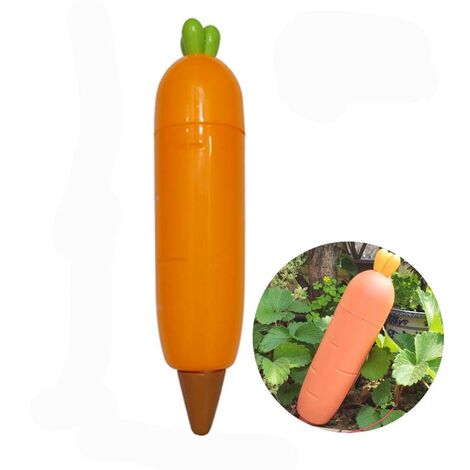 4x riego automático para plantas de interior - dispensador de agua para plantas - conos de arcilla para regar flores - hidrospike beige (1/5)