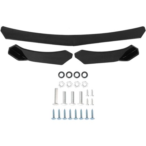 MINKUROW - Kit de carrocería divisor de alerón de parachoques delantero de coche, estilo de fibra de carbono, ajuste Universal para Civic/Accord (1/5)