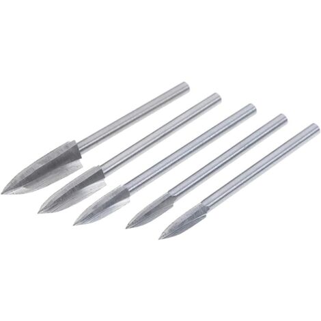 5 unids/set de brocas para tallado y grabado de madera, herramientas para tallado de raíces, herramienta de tallado de carpintería DIY (1/5)